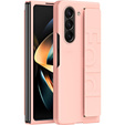 Etui do Samsung Galaxy Z Fold6 5G, z rączką, różowe