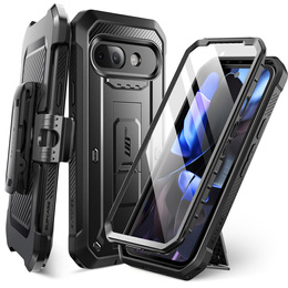 Etui Supcase do Google Pixel 9a, Unicorn Beetle Pro, Czarne