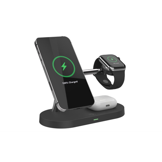 Tech-Protect A14 3in1 Bezprzewodowa ładowarka indukcyjna MagSafe , Black