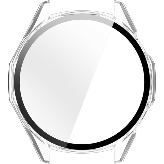 2w1 Etui + Szkło Hartowane do Huawei Watch GT 6 46mm, Przezroczyste