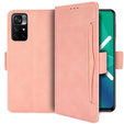 Etui z klapką do Xiaomi Poco M4 Pro 5G / Redmi Note 11S 5G, Card Slot, różowe