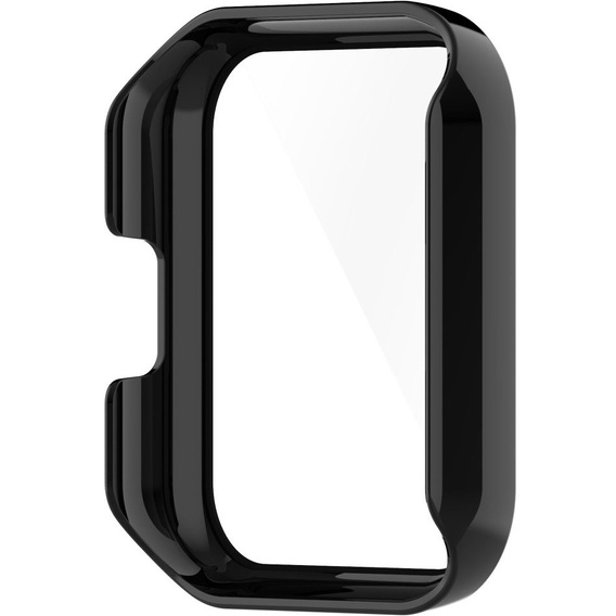 2w1 Etui z wbudowanym szkłem hartowanym do Realme Watch 2 Pro, Czarny