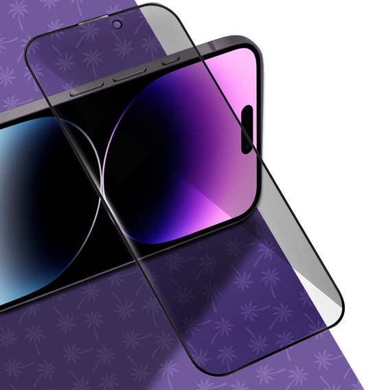 Szkło Hartowane Prywatyzujące Shy Palm do iPhone 14 Pro Max