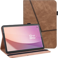 Etui do Lenovo Tab M9, Classic, z miejscem na rysik, brązowe