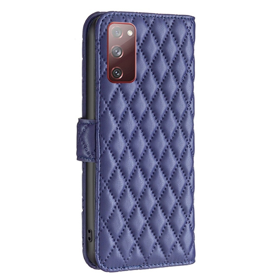 Etui z klapką do Samsung Galaxy S20 FE, Wallet, BINFEN COLOR, niebieskie