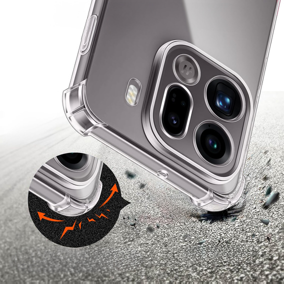 Etui do Oppo Find X9 Pro, Dropproof, przezroczyste