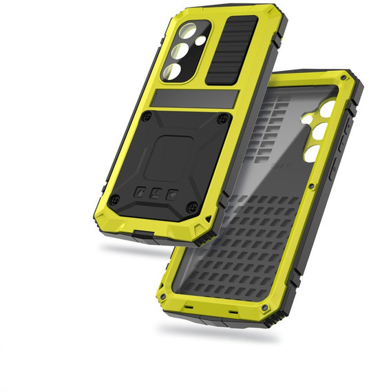 Etui pancerne do Samsung Galaxy S25+ Plus, R-JUST, żółte