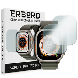 2x Szkło Hartowane ERBORD do Apple Watch Ultra 1/2/3 49mm, Szybka