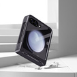 Etui do Samsung Galaxy Z Flip7 FE / Z Flip6, PC Case, ze szkłem, czarne