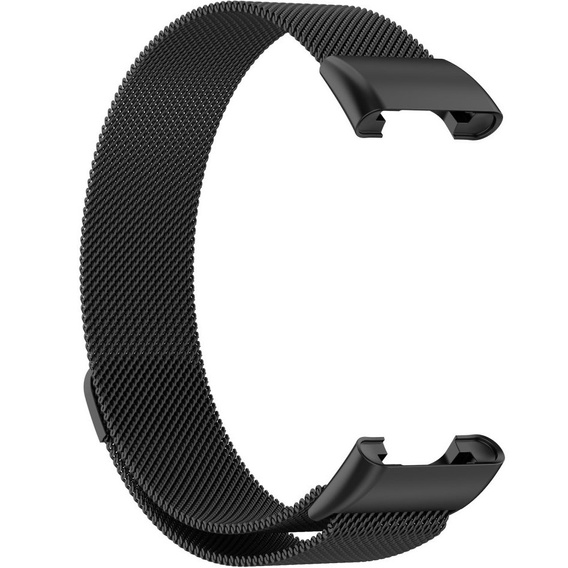 Pasek Bransoleta Milanese do Xiaomi Mi Band 7 Pro, Czarny