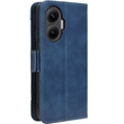 Etui z klapką do Xiaomi Poco F7, Card Slot, granatowe