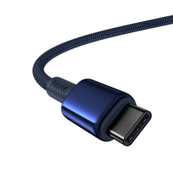 Baseus Tungsten Gold – kabel USB‑C 100 W USB PD, 1 m - niebieski