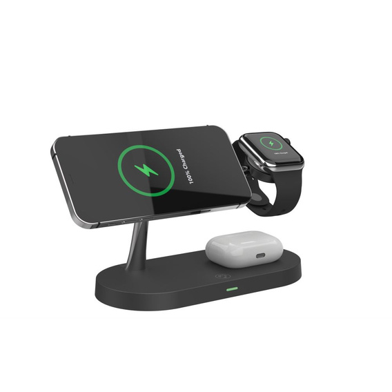 Tech-Protect A14 3in1 Bezprzewodowa ładowarka indukcyjna MagSafe , Black