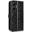 Etui z klapką do Xiaomi Poco F7 Wallet Rhombus - czarne