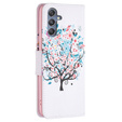 Etui z klapką do Samsung Galaxy M34, Wallet, Colorful Tree białe