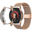 Bransoleta + Etui do Samsung Galaxy Watch 5 Pro 45mm, Różowe złoto