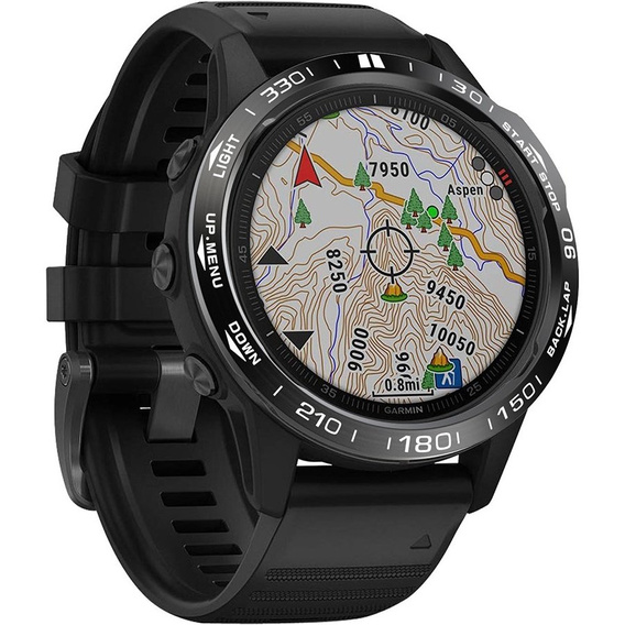 Nakładka Bezel Ring do Garmin Fenix 6 / 6 Pro / 6 Sapphire, Czarno - Biała