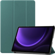 Etui do Samsung Galaxy Tab S10 Lite / S10 FE / S9 FE, Tri-fold, z miejscem na rysik, zielone