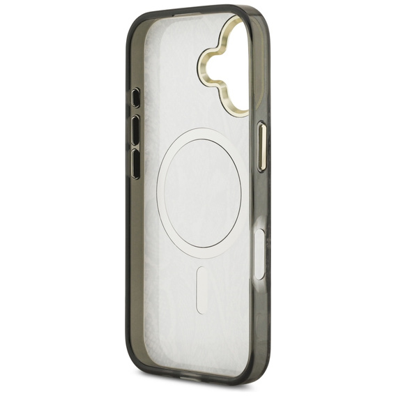 Etui GUESS do iPhone 17, Python Pattern MagSafe, czarne