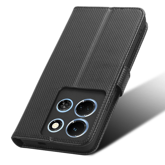 Etui z klapką do Infinix Note 30 5G, Wallet Smart Magnet, czarne