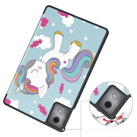 Etui do Lenovo Tab K11 Plus, Smartcase, unicorn