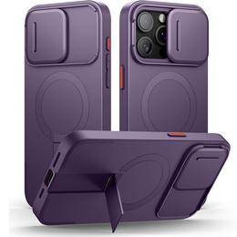 Etui do iPhone 15 Pro Max, Suritch Shockproof, do MagSafe, fioletowe