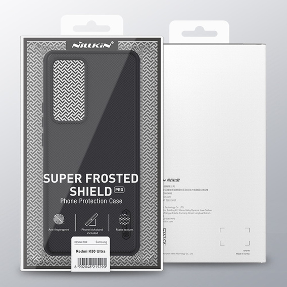 Etui NILLKIN do Xiaomi 12T, Super Frosted Shield, czarne