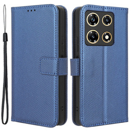 Etui z klapką do Infinix Note 30 Pro 4G, Wallet Smart Magnet, niebieskie