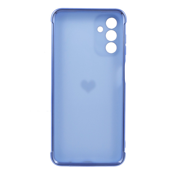 Etui do Samsung Galaxy A13 5G, Electro heart, niebieskie