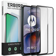 2x Szkło Hartowane do Motorola Moto G55 5G, ERBORD 3D pełne, szybka na cały ekran