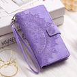Etui z klapką do Xiaomi Redmi Note 13 Pro 4G / Xiaomi Redmi Note 14S / Xiaomi Poco M6 Pro 4G, Mandala, fioletowe