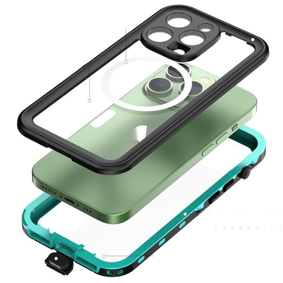 Etui Redpepper Dot+ do iPhone 14 Pro, Wodoszczelne, Blue