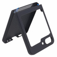 Etui do Samsung Galaxy Z Flip6 5G, 600D Aramid Fiber Cover, czarne