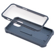 Etui pancerne do iPhone 13 / 14, Dexnor Full Body, granatowe