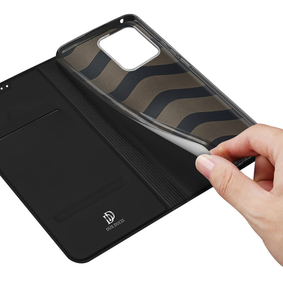 Etui Dux Ducis do Motorola Edge 40, Skinpro, czarne