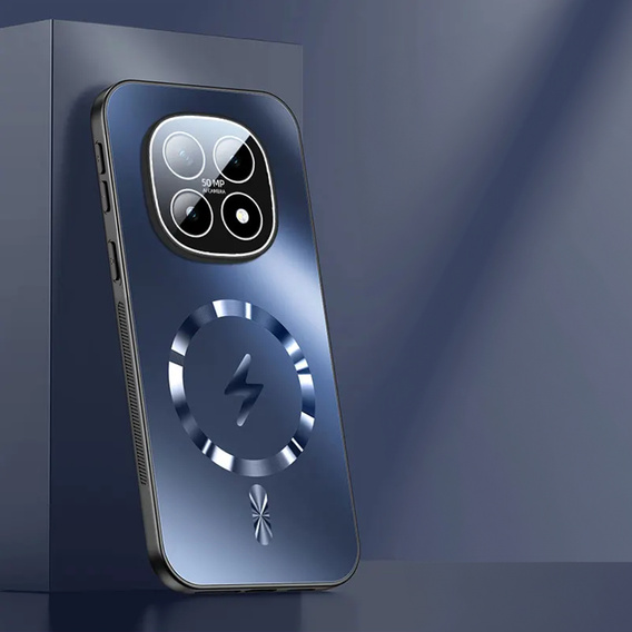 Etui ochronne do Xiaomi Redmi Note 15 5G / Poco M8 5G, do MagSafe, granatowe