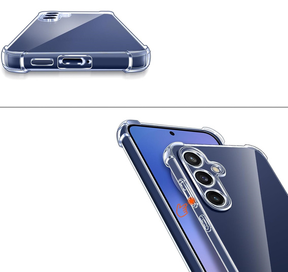 Etui do Samsung Galaxy S25 FE, Dropproof, przezroczyste