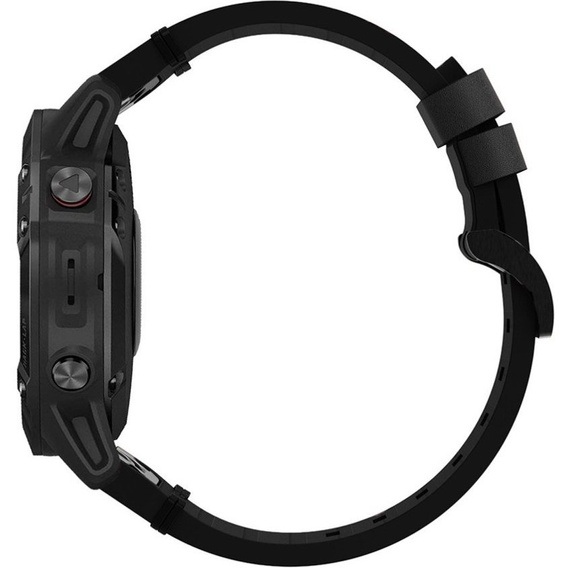 Skórzany Pasek Quickfit do Garmin 22mm, Czarny