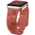Pasek Silikonowy do Apple Watch 1/2/3/4/5/6/7/8/9/10/11/SE Ultra 1/2/3 42/44/45/46/49mm, Rose, Czerwony