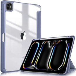 Etui do iPad Pro 11" 2024 (5 gen.), Smartcase Hybrid, z miejscem na rysik, fioletowe