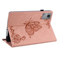 Etui do Lenovo Idea Tab 11", Butterfly, różowe
