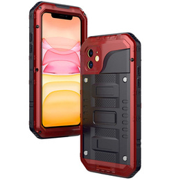 Etui pancerne do iPhone 11, R-JUST, czerwone