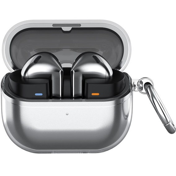 Transparentne etui TPU z karabińczykiem– Samsung Galaxy Buds 3 / 3 Pro