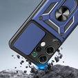 Etui pancerne do Oppo Reno 14, CamShield Slide, niebieskie