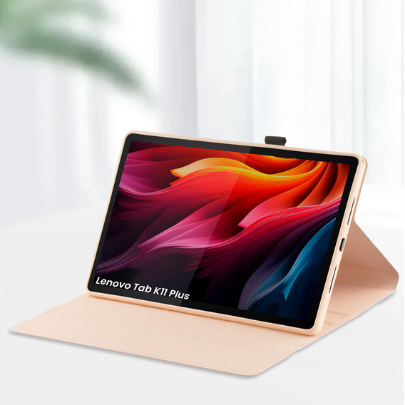 Etui z klawiaturą do Lenovo Tab K11 Plus, różowe