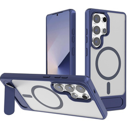 Etui do Samsung Galaxy S25 Ultra, Kickstand Matt Case, do MagSafe, granatowe