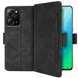 Etui z klapką do Xiaomi Poco X5 Pro 5G, Card Slot, czarne