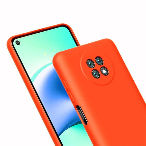 Etui do Xiaomi Redmi Note 9T 5G, Silicone Lite, czerwone