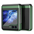 Etui do Samsung Galaxy Z Flip7 FE / Z Flip6, PC Case, przezroczyste / zielone