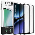 2x Szkło Hartowane do OnePlus Nord 4, ERBORD 3D pełne, szybka na cały ekran